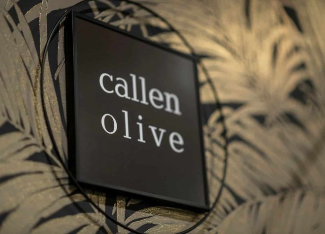 Callen Olive Logo wall for WTWP website